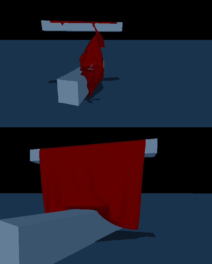 Messing around with NxCloth Actors